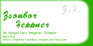zsombor heppner business card